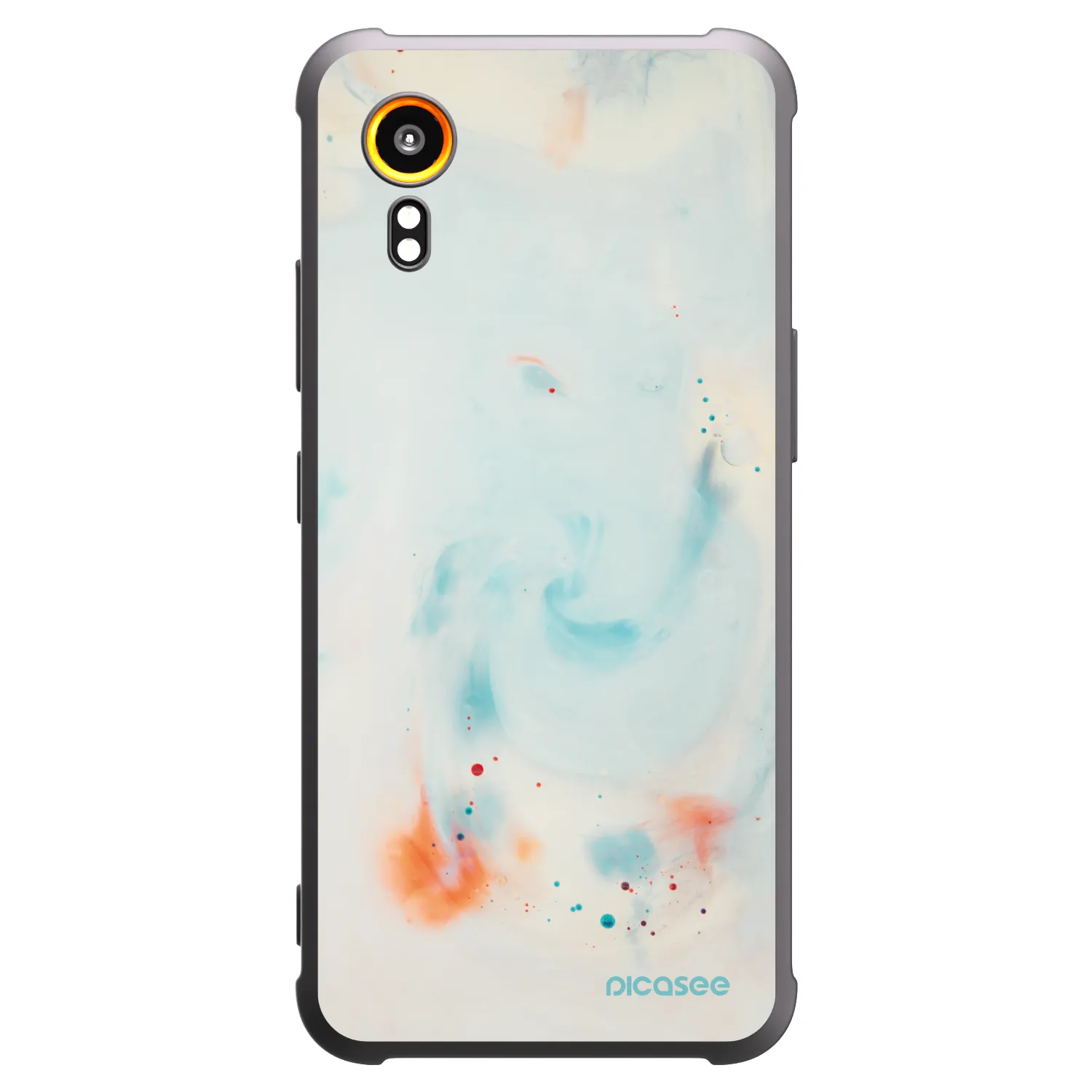 Picasee Samsung Galaxy Xcover 7 Hülle - Schwarzes Silikon - Splash