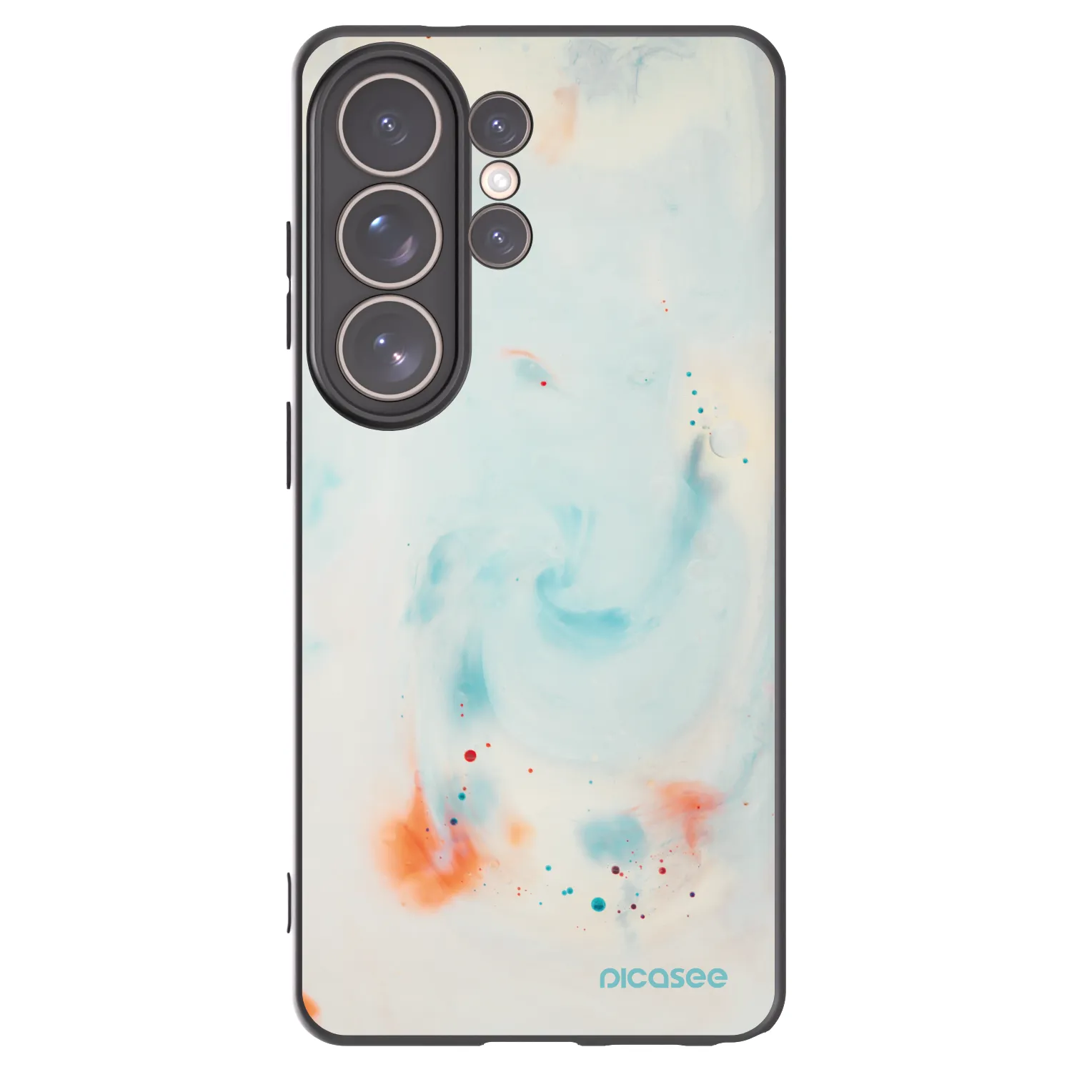 Picasee Samsung Galaxy S26 Ultra Hülle - Schwarzes Silikon - Splash