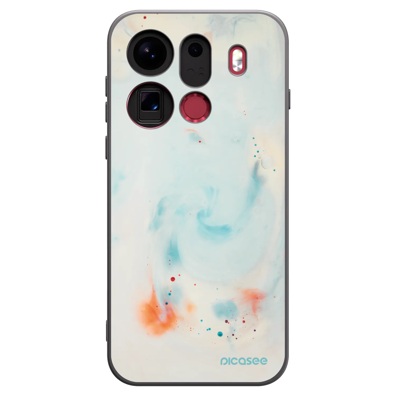 Picasee OPPO Find X9 Pro Hülle - Schwarzes Silikon - Splash