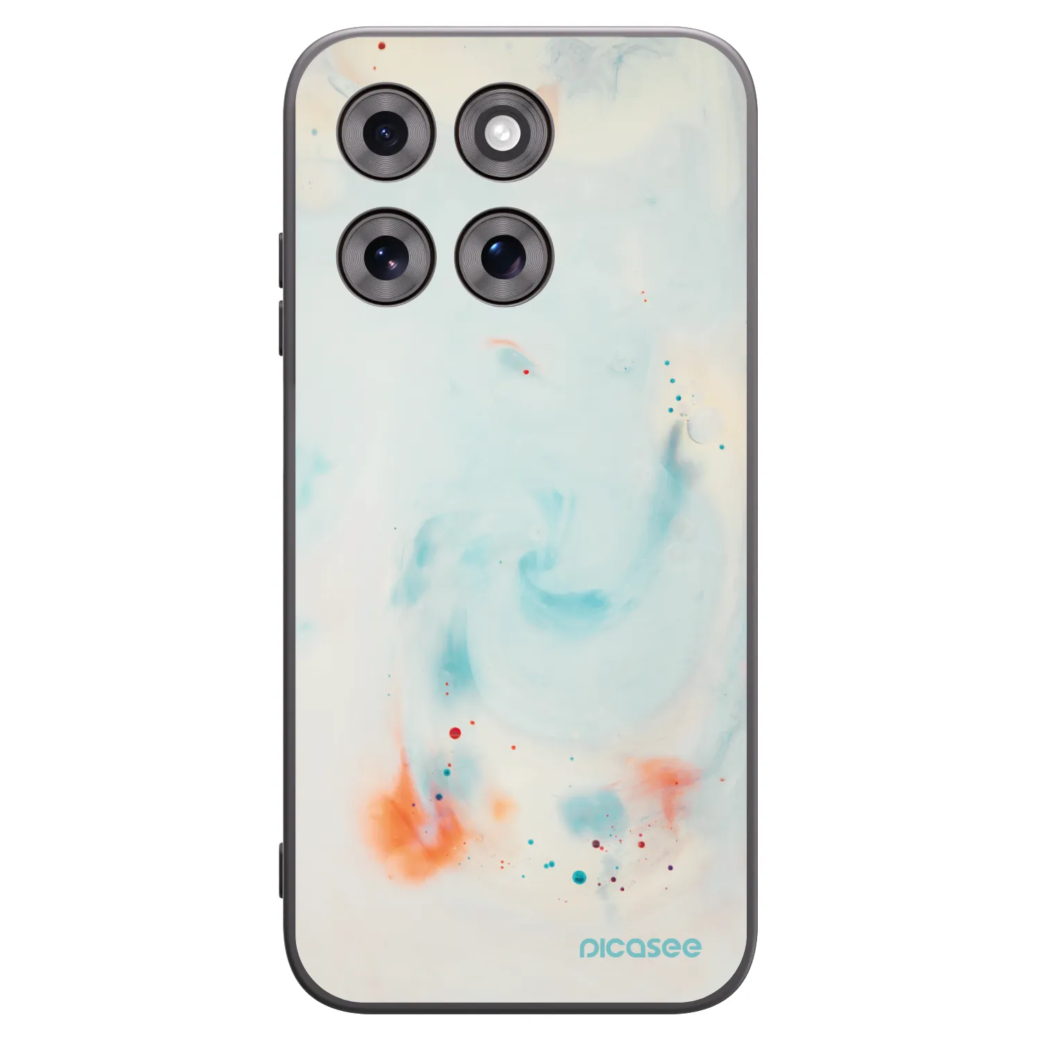 Picasee Motorola Moto G77 Hülle - Schwarzes Silikon - Splash