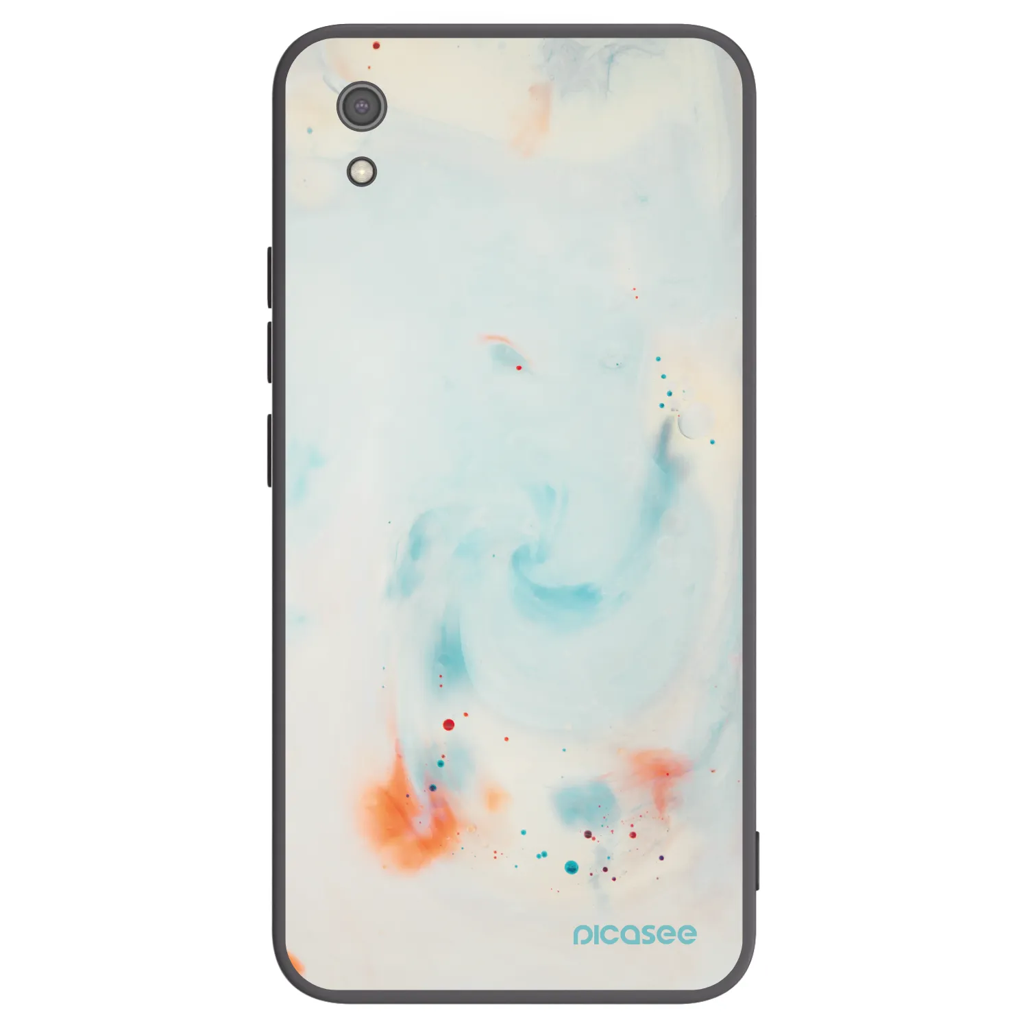 Picasee Xiaomi Redmi 7A Hülle - Schwarzes Silikon - Splash