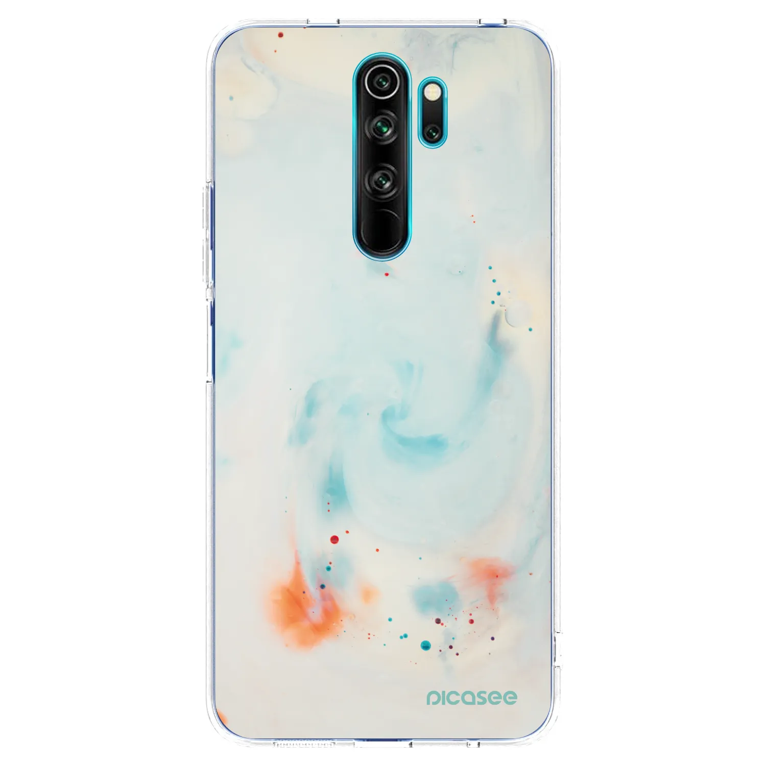 Picasee Xiaomi Redmi Note 8 Pro Hülle - Transparentes Silikon - Splash