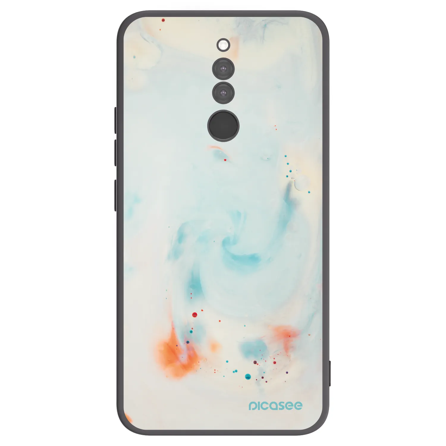 Picasee Xiaomi Redmi 8 Hülle - Schwarzes Silikon - Splash
