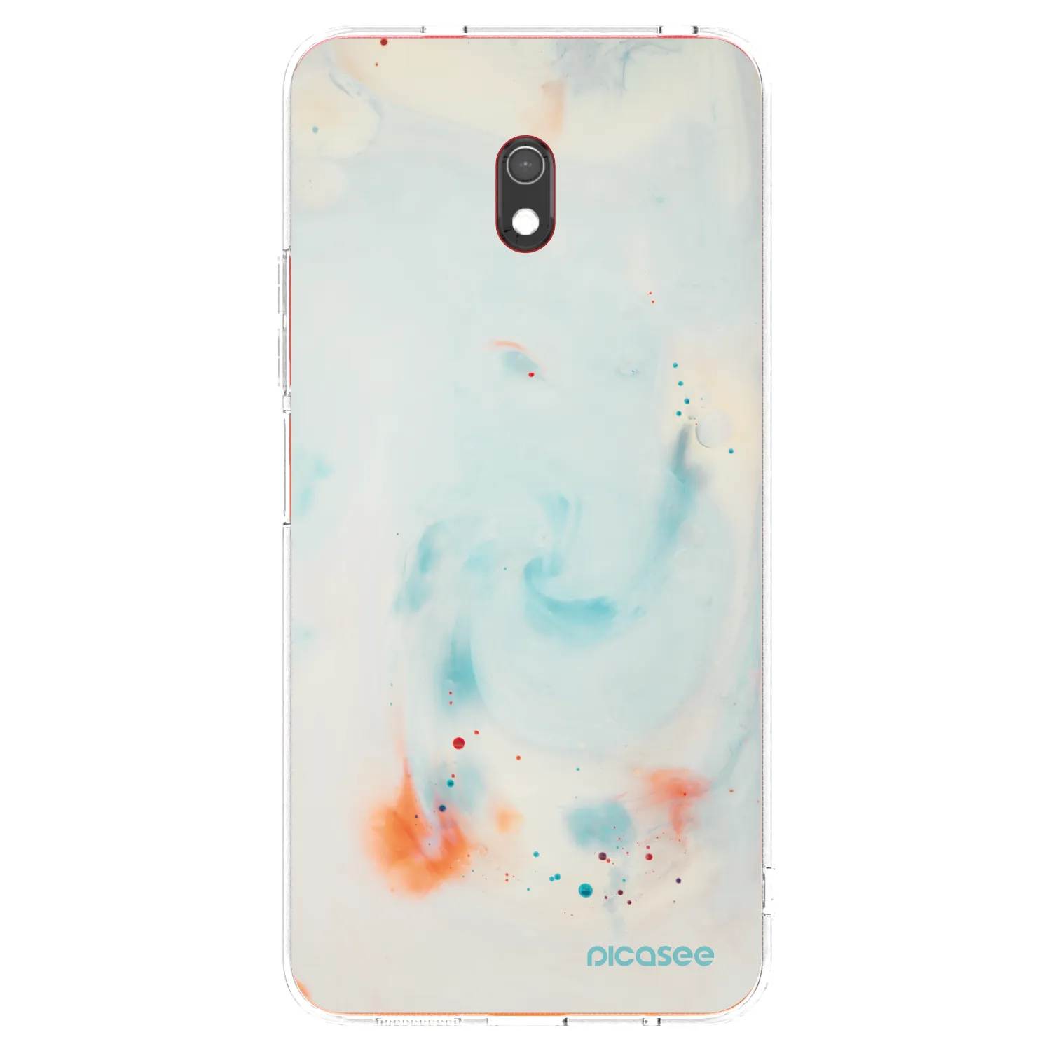 Picasee Xiaomi Redmi 8A Hülle - Transparentes Silikon - Splash