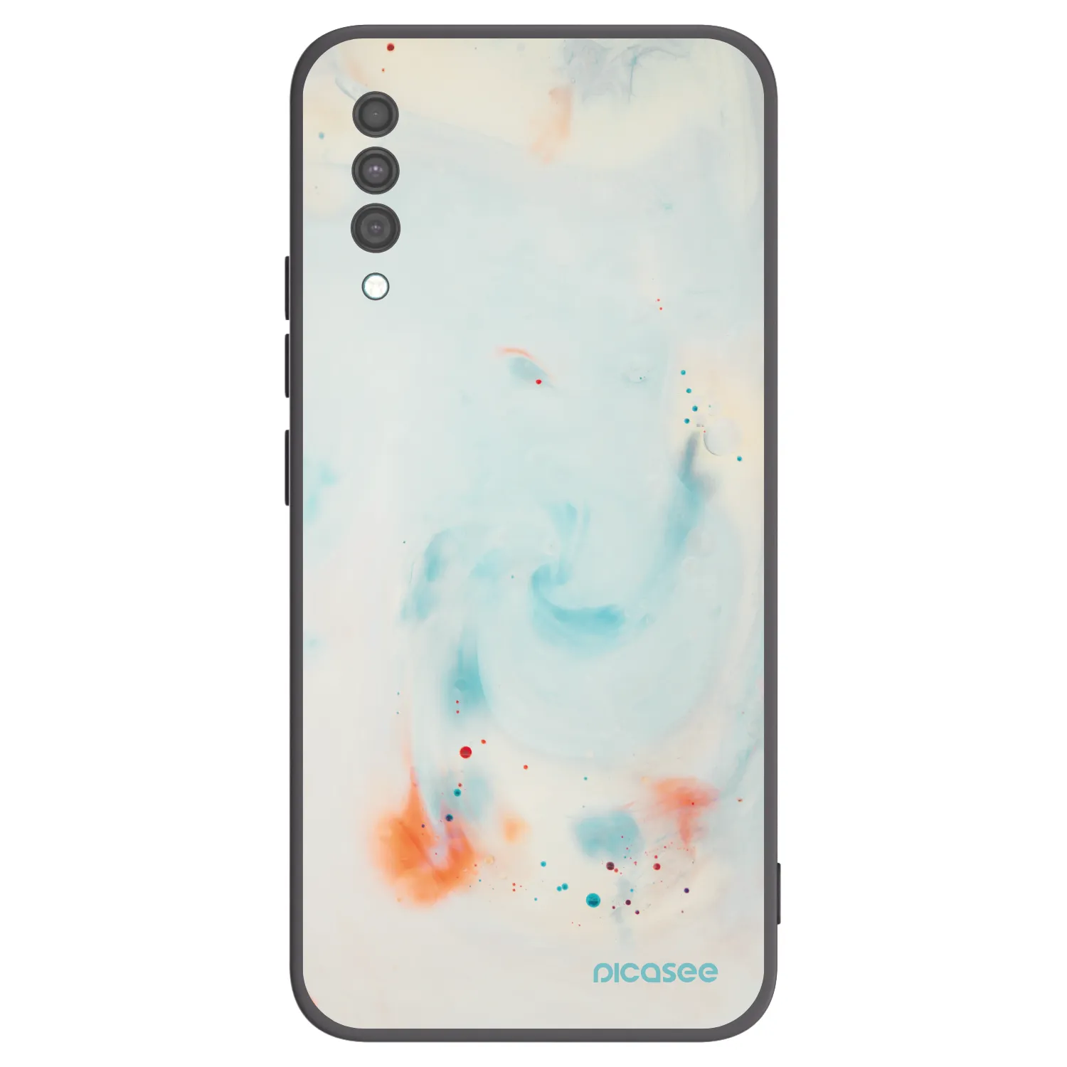 Picasee Samsung Galaxy A30s A307F Hülle - Schwarzes Silikon - Splash