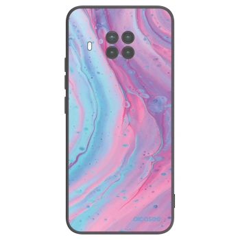 Picasee Xiaomi Mi 10T Lite Hülle - Schwarzes Silikon - Pink liquid
