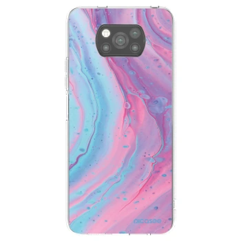 Picasee Xiaomi Poco X3 Pro Hülle - Schwarzes Silikon - Pink liquid