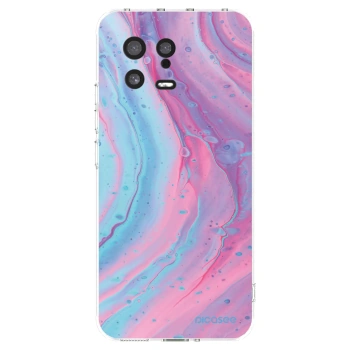 Picasee Xiaomi 13 Hülle - Transparentes Silikon - Pink liquid