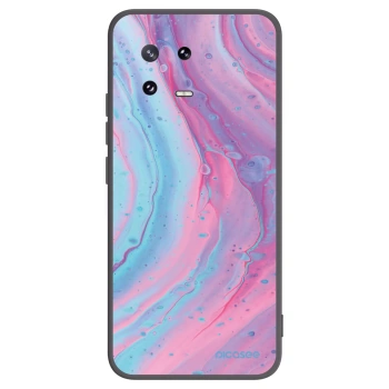Picasee Xiaomi 13 Pro Hülle - Schwarzes Silikon - Pink liquid