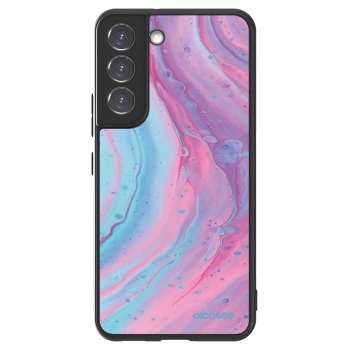Picasee ULTIMATE CASE PowerShare für Samsung Galaxy S22 5G - Pink liquid