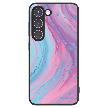 Picasee ULTIMATE CASE PowerShare für Samsung Galaxy S23 5G - Pink liquid