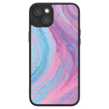 Picasee ULTIMATE CASE MagSafe für Apple iPhone 15 Plus - Pink liquid