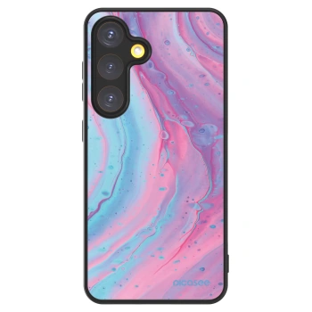 Picasee ULTIMATE CASE PowerShare für Samsung Galaxy S24 S921B 5G - Pink liquid