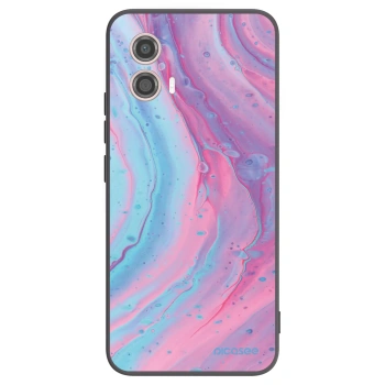 Hülle für Motorola Moto G53 5G - Pink liquid