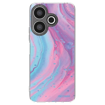 Picasee Xiaomi Redmi 13 4G Hülle - Transparentes Silikon - Pink liquid