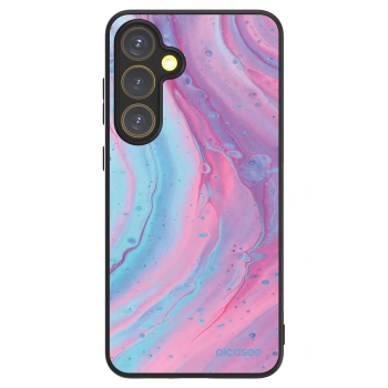 Picasee ULTIMATE CASE für Samsung Galaxy S24 FE S721B - Pink liquid