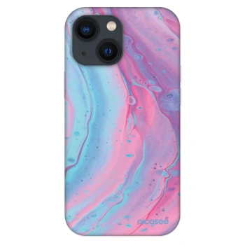 Hülle für Apple iPhone 13 mini - Pink liquid