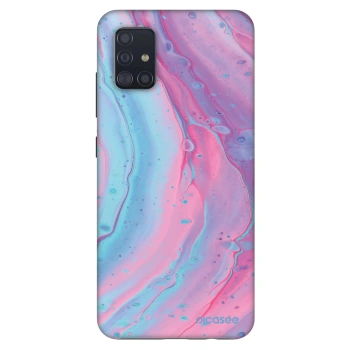 Hülle für Samsung Galaxy A51 A515F - Pink liquid