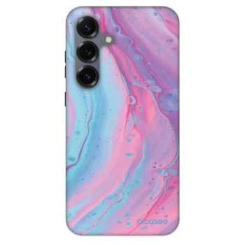 Hülle für Samsung Galaxy S25 5G - Pink liquid