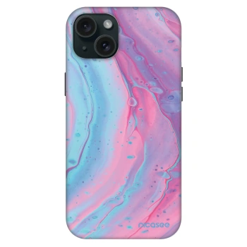 Hülle für Apple iPhone 15 Plus - Pink liquid