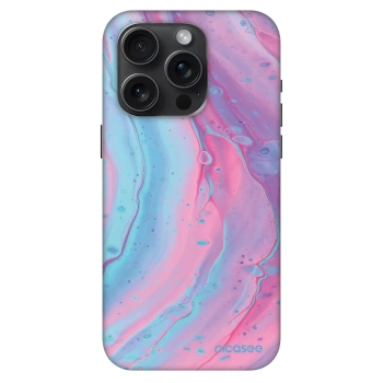 Hülle für Apple iPhone 15 Pro - Pink liquid