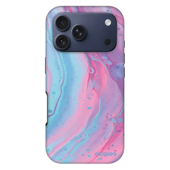 Hülle für Apple iPhone 17 Pro - Pink liquid