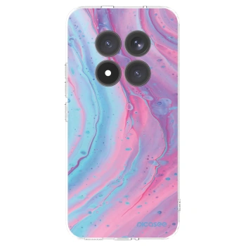 Picasee Xiaomi Redmi Note 15 Pro+ Hülle - Transparentes Silikon - Pink liquid