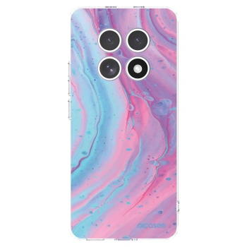 Picasee Xiaomi Redmi Note 15 Hülle - Transparentes Silikon - Pink liquid