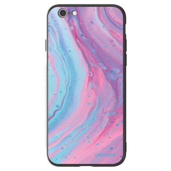 Hülle für Apple iPhone 6/6S - Pink liquid