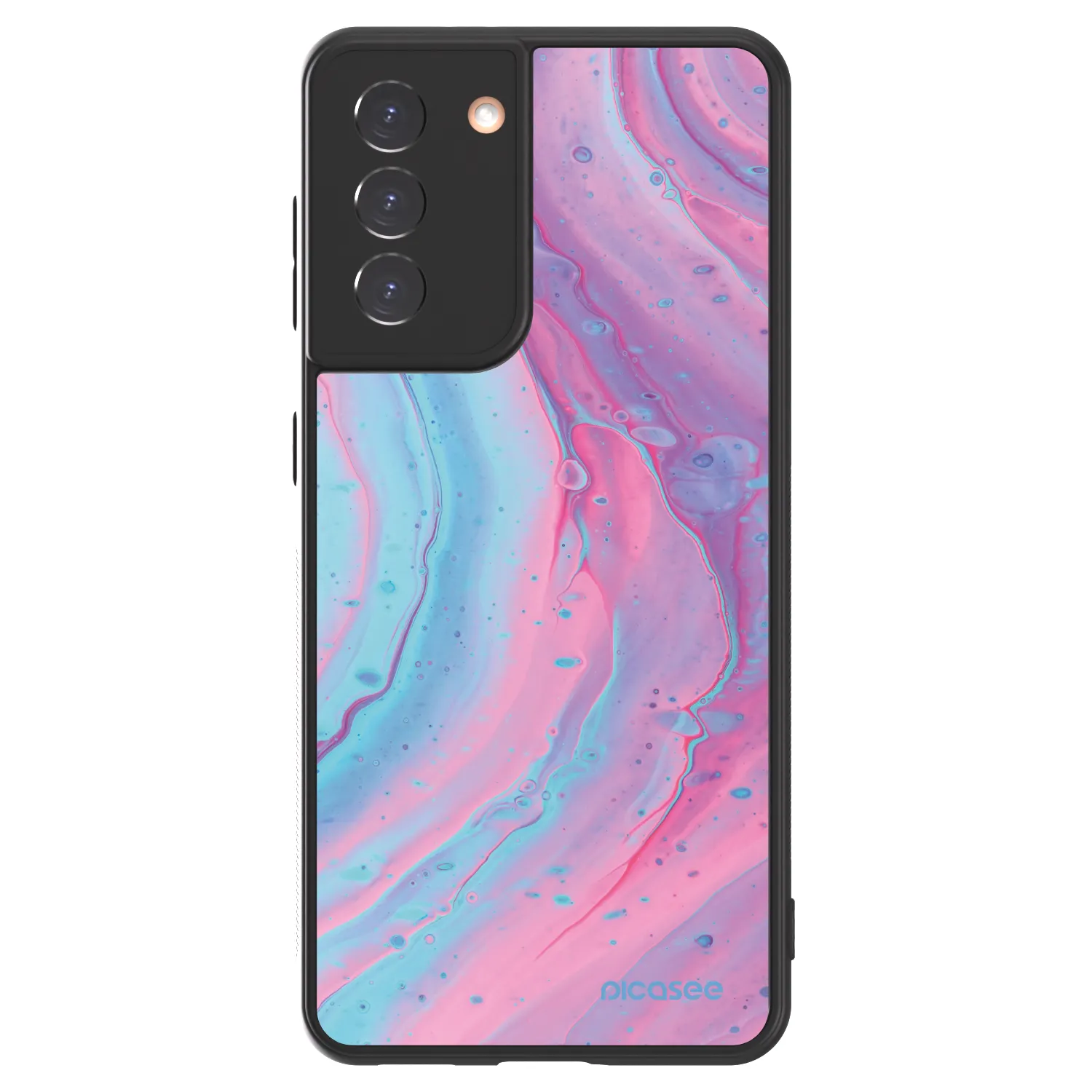 Picasee ULTIMATE CASE für Samsung Galaxy S21 5G G991B - Pink liquid