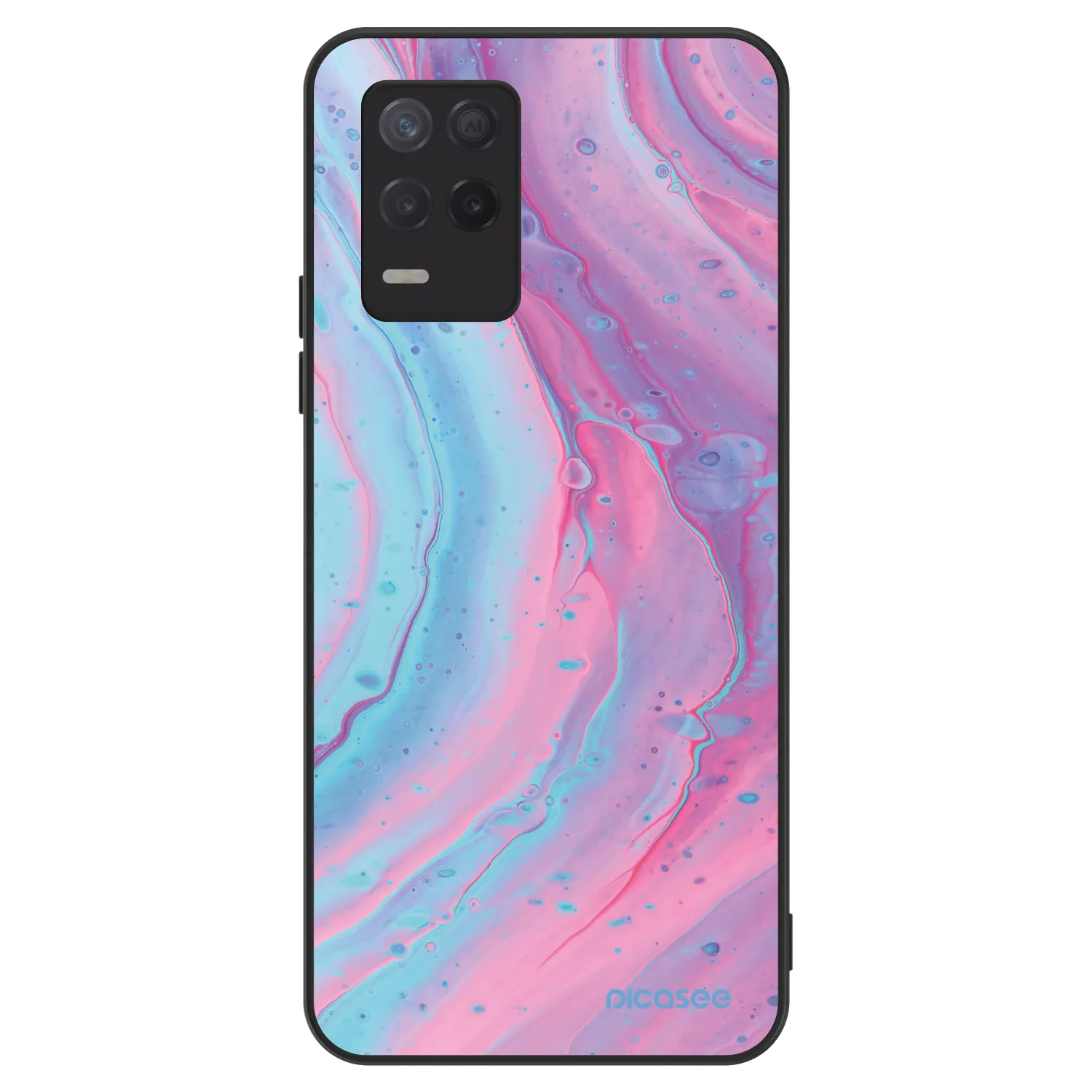 Picasee ULTIMATE CASE für Realme 8 5G - Pink liquid