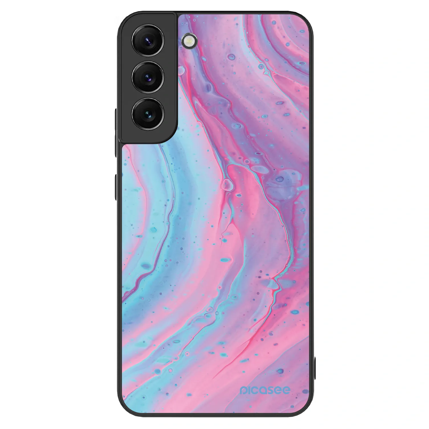 Picasee ULTIMATE CASE für Samsung Galaxy S22+ 5G - Pink liquid