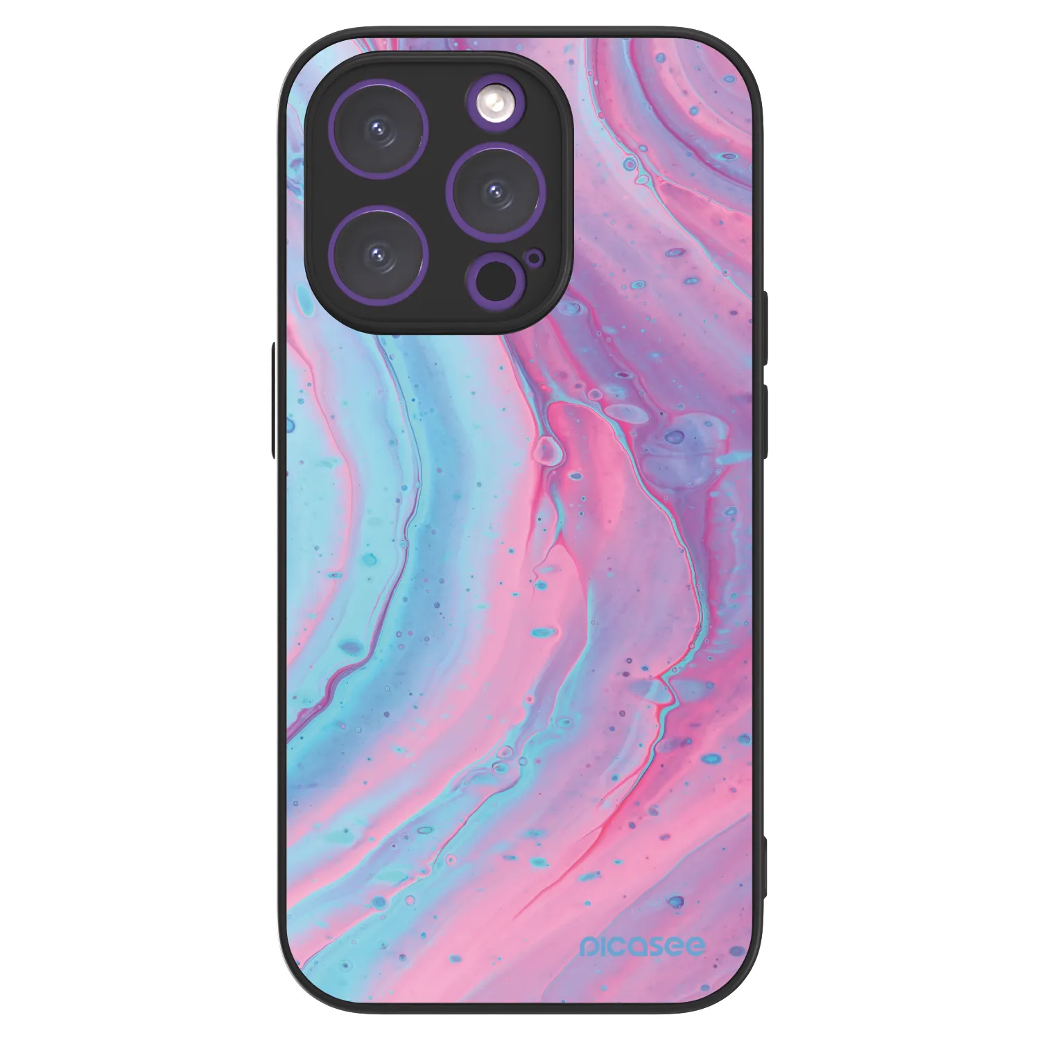 Picasee ULTIMATE CASE MagSafe für Apple iPhone 14 Pro - Pink liquid