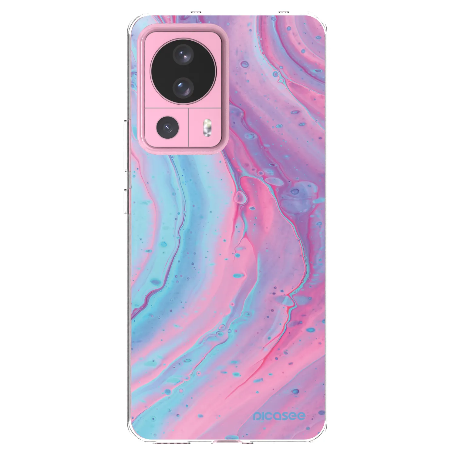 Picasee Xiaomi 13 Lite Hülle - Transparentes Silikon - Pink liquid