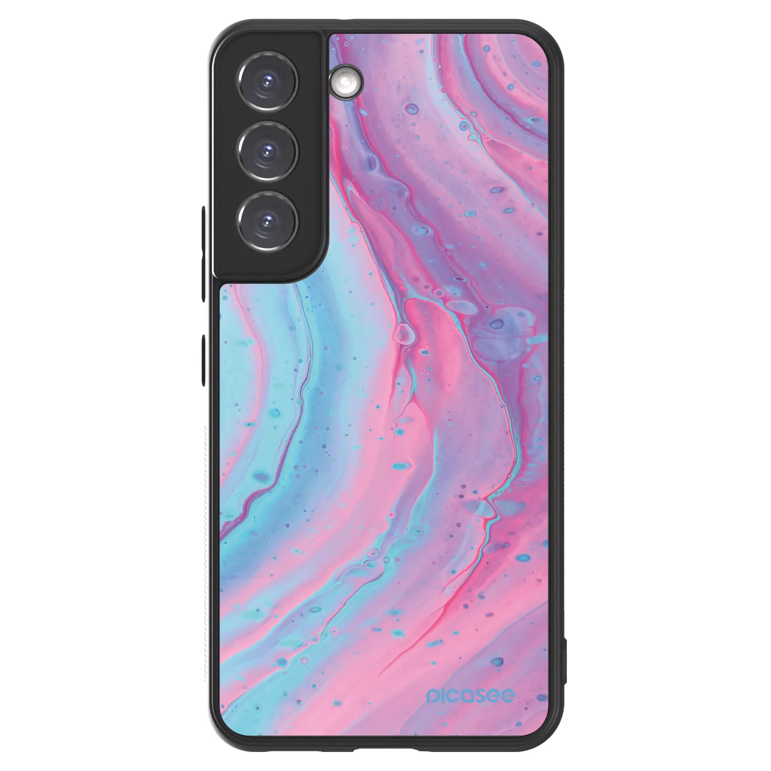 Picasee ULTIMATE CASE PowerShare für Samsung Galaxy S22 5G - Pink liquid