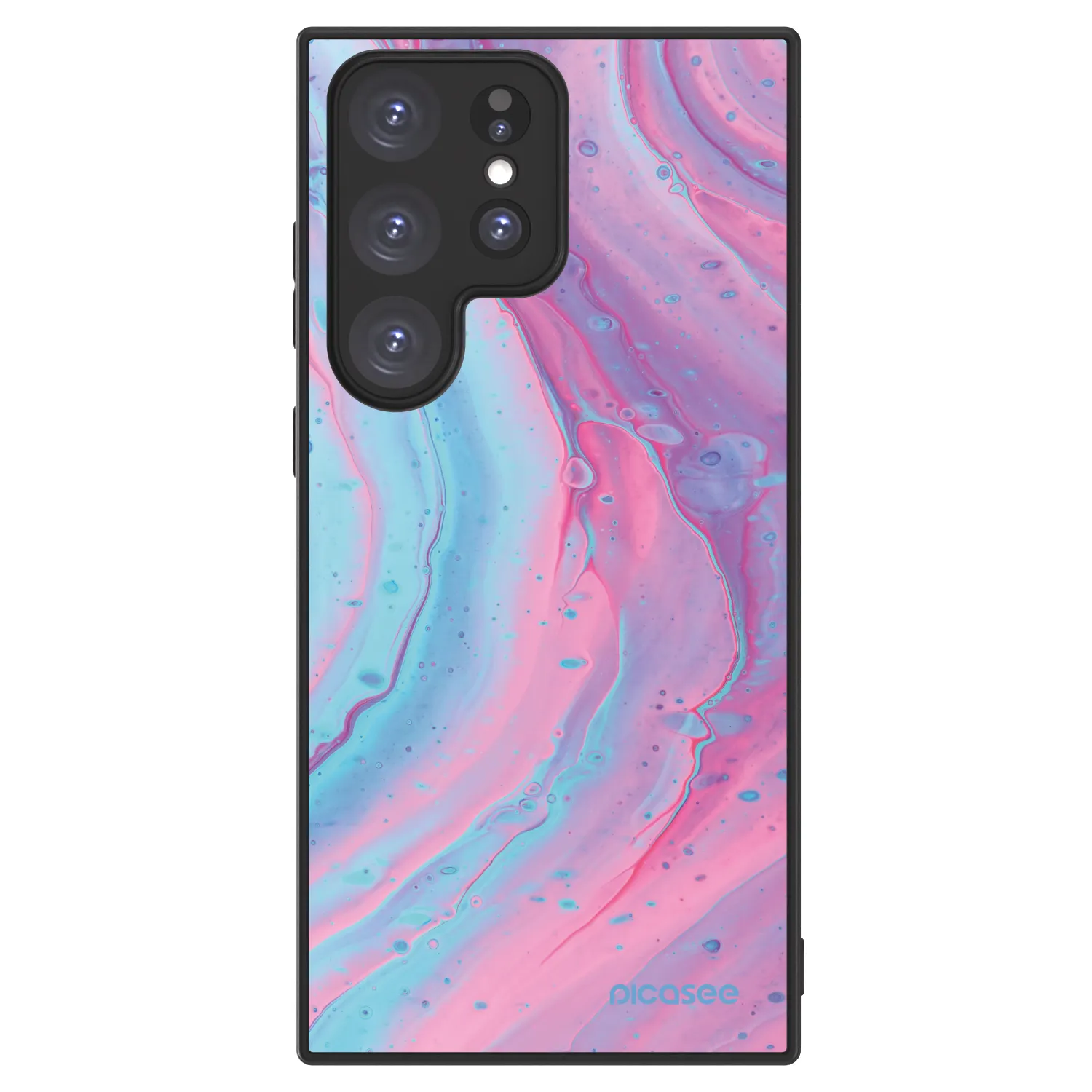 Picasee ULTIMATE CASE PowerShare für Samsung Galaxy S23 Ultra 5G - Pink liquid