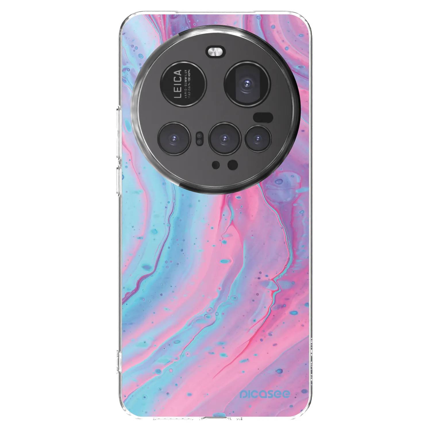 Picasee Xiaomi 15 Ultra Hülle - Transparentes Silikon - Pink liquid