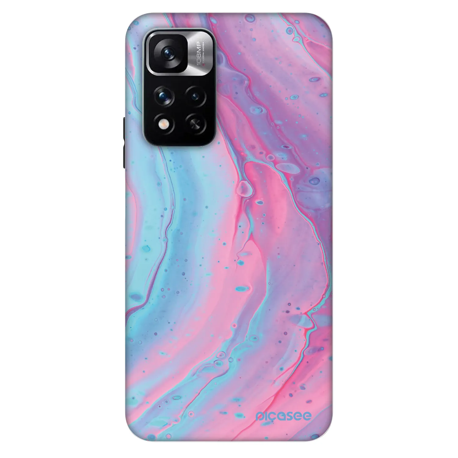 Picasee Fashion Case für Xiaomi Redmi Note 11 Pro 5G - Pink liquid