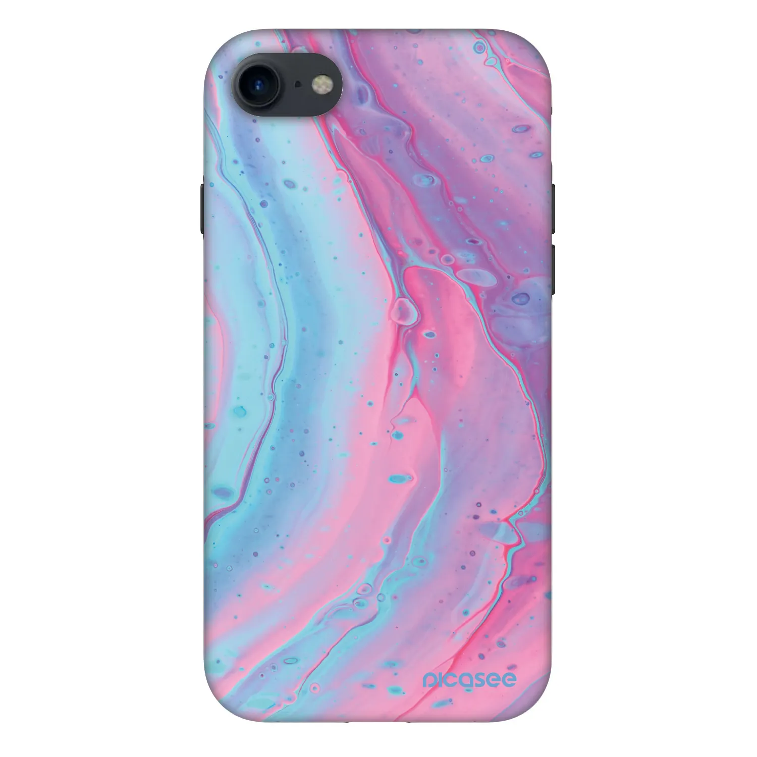 Picasee Fashion Case für Apple iPhone SE 2022 - Pink liquid