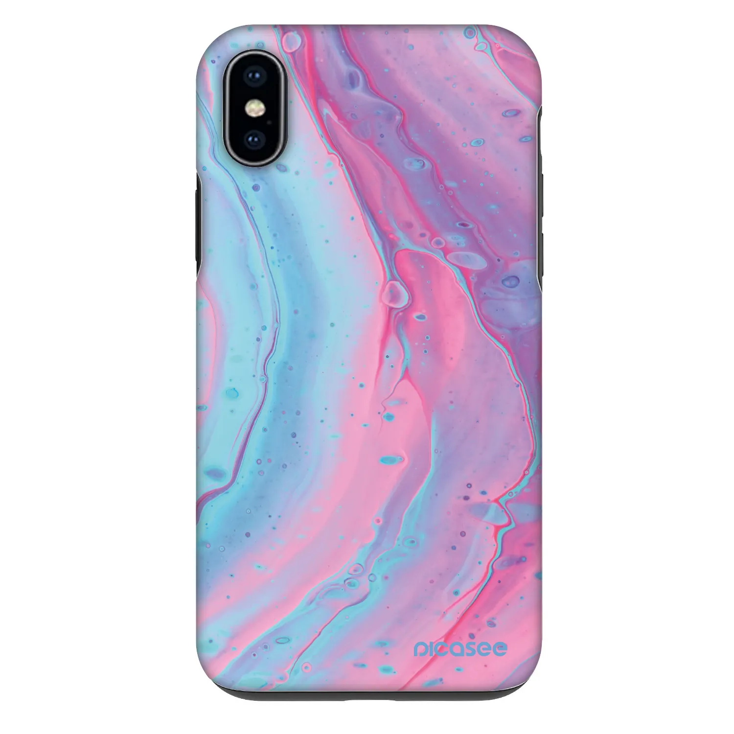 Picasee Fashion Case für Apple iPhone XS Max - Pink liquid