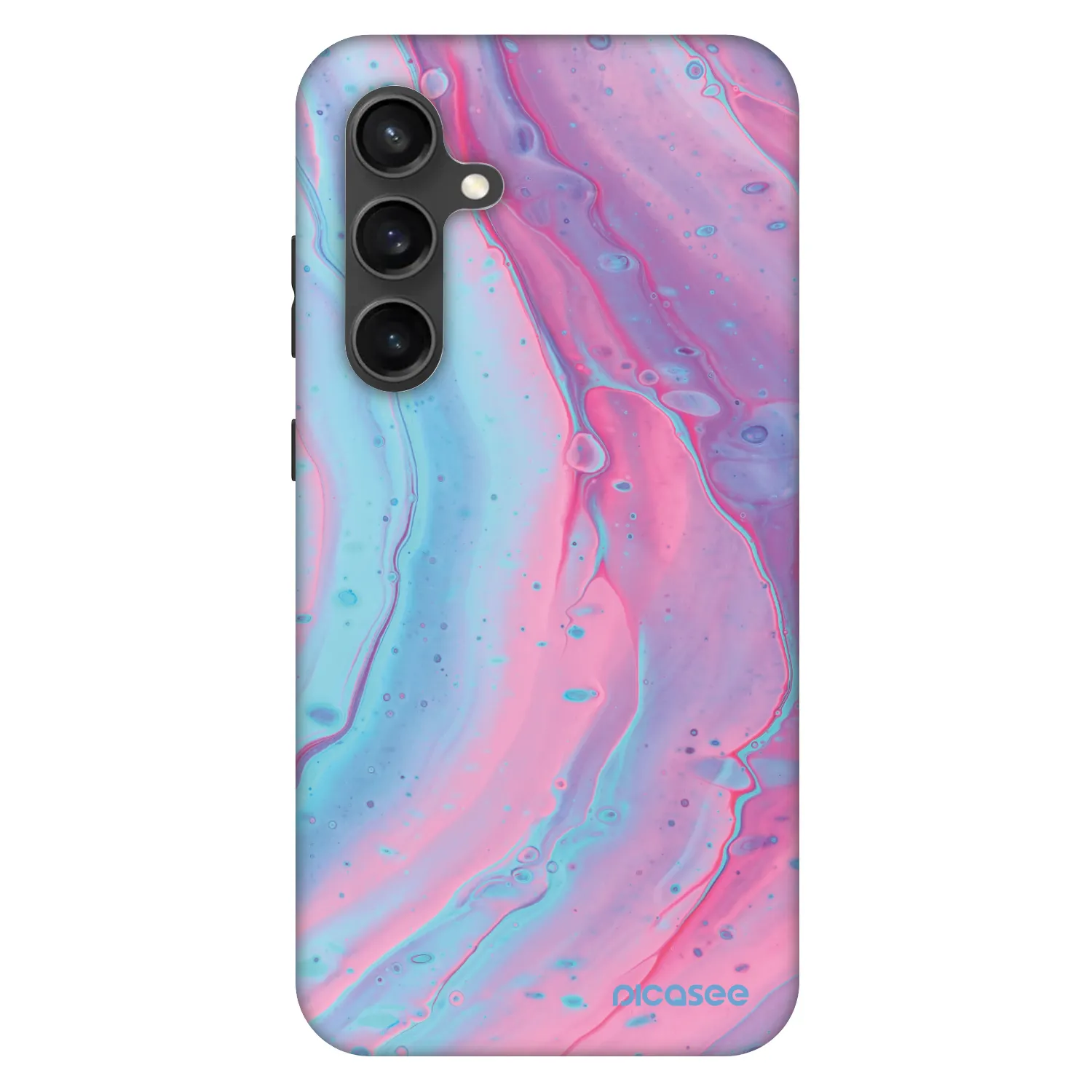 Picasee Fashion Case für Samsung Galaxy S24 FE S721B - Pink liquid