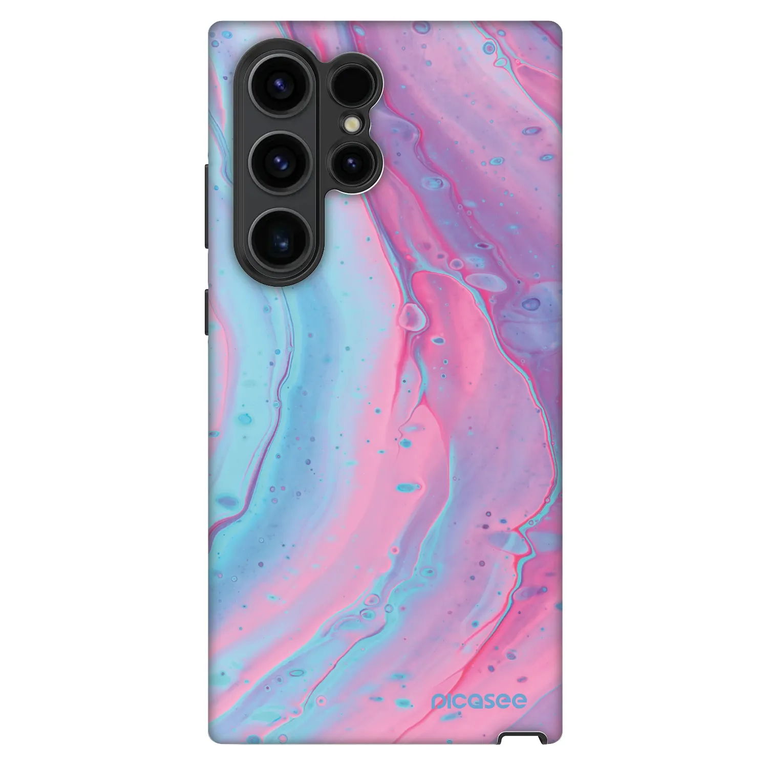 Picasee Fashion Case für Samsung Galaxy S22 Ultra 5G - Pink liquid