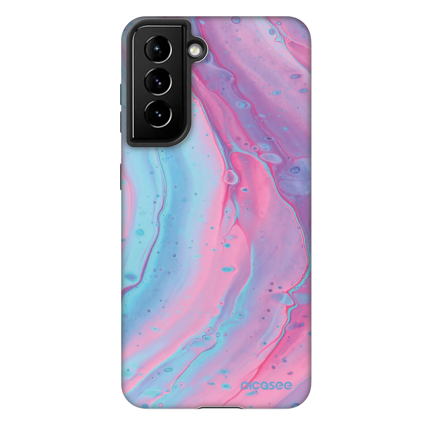 Picasee Fashion Case für Samsung Galaxy S21 FE 5G - Pink liquid