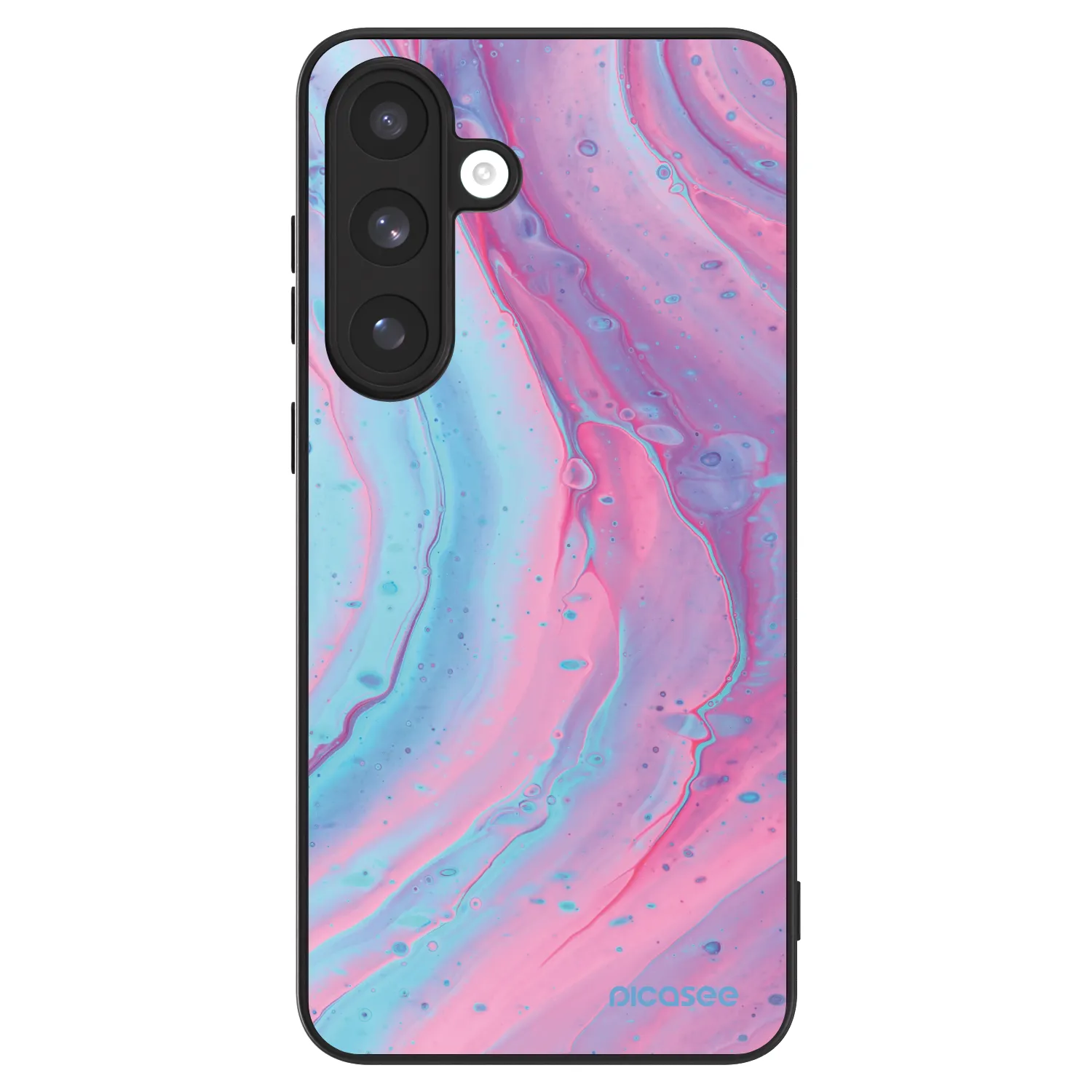 Picasee ULTIMATE CASE PowerShare für Samsung Galaxy S25 FE 5G - Pink liquid