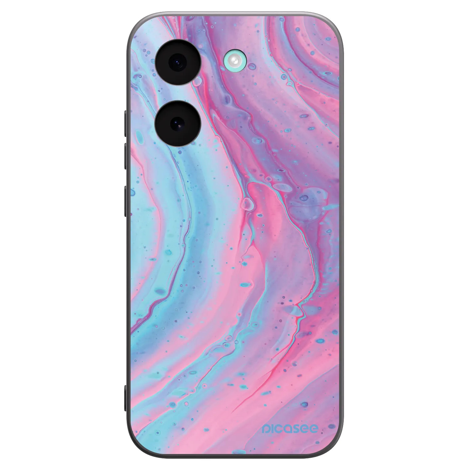 Picasee Xiaomi Poco X8 Pro Hülle - Schwarzes Silikon - Pink liquid