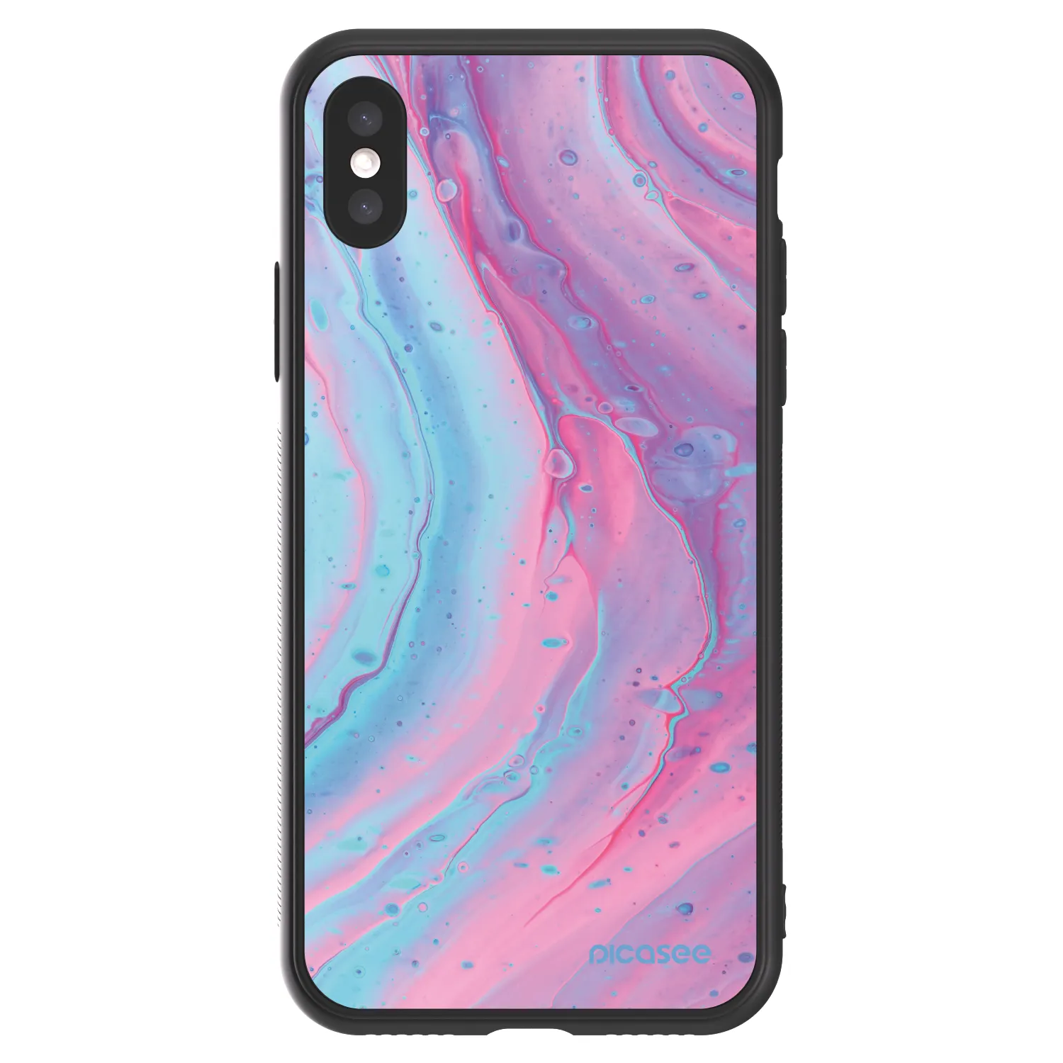 Picasee ULTIMATE CASE für Apple iPhone X/XS - Pink liquid