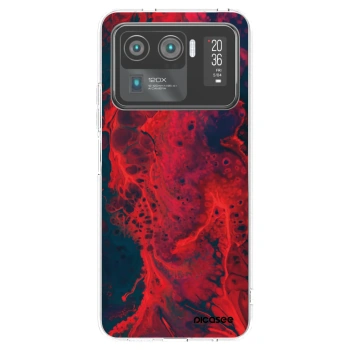 Picasee Xiaomi Mi 11 Ultra Hülle - Transparentes Silikon - Organic red