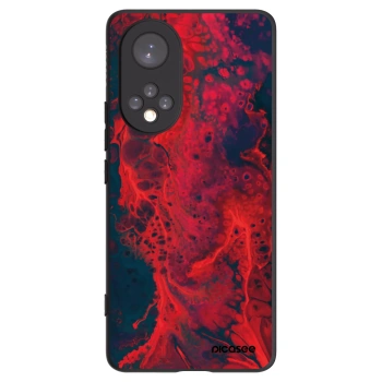 Picasee Honor 50 5G Hülle - Schwarzes Silikon - Organic red