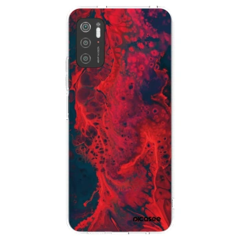 Picasee Xiaomi Poco M3 Pro 5G Hülle - Transparentes Silikon - Organic red