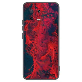 Picasee Xiaomi 13 Pro Hülle - Schwarzes Silikon - Organic red